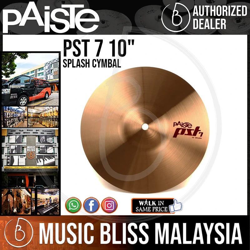 Paiste 10" PST 7 Splash Cymbal - 10 inch