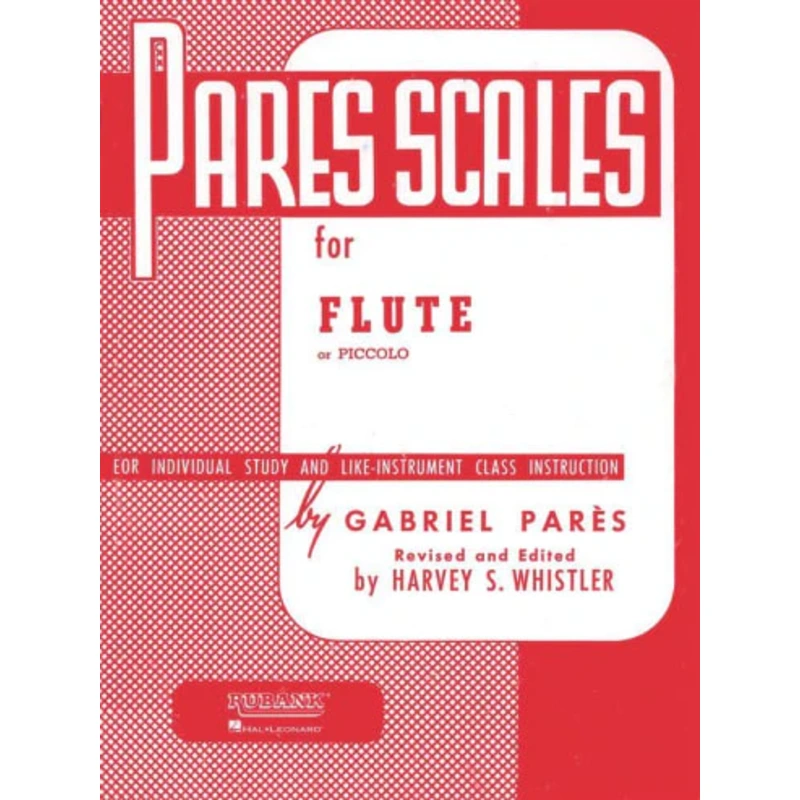 Pares Scales for Flute or Piccolo by Gabriel Pars