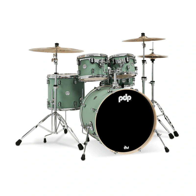 PDP Concept Maple 5 Piece Shell Pack - Satin Seafoam Finishply