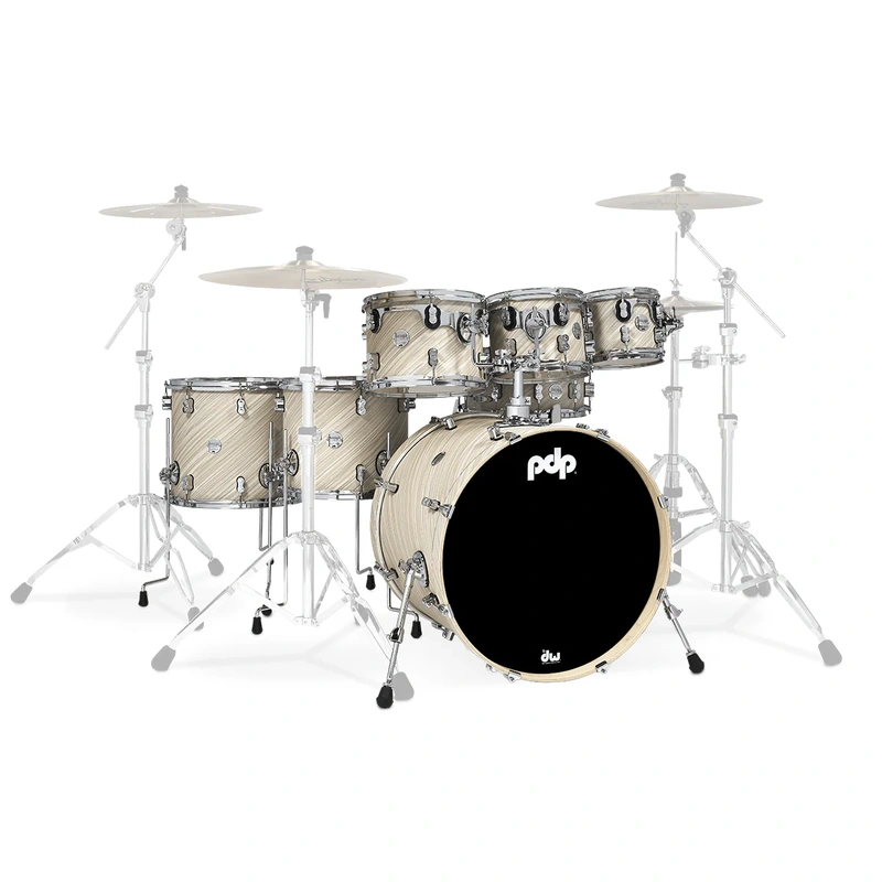 PDP Concept Maple 7 Piece Shell Pack - Twisted Ivory Finishply