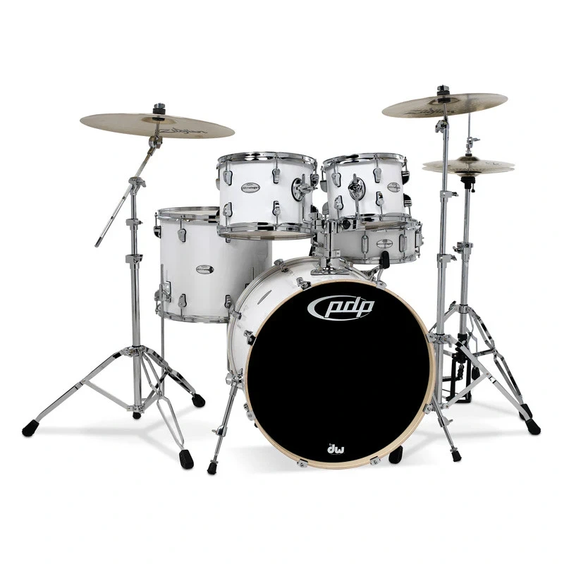 PDP Mainstage 5 Piece Drumset W/800 Series Hardware - White