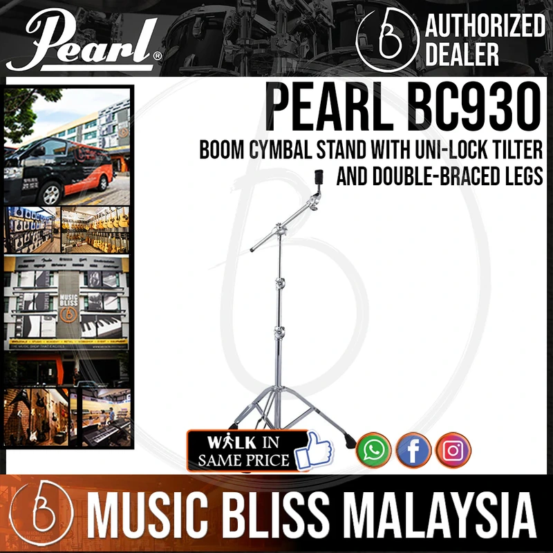 Pearl BC930 Double Brace Boom Cymbal Stand