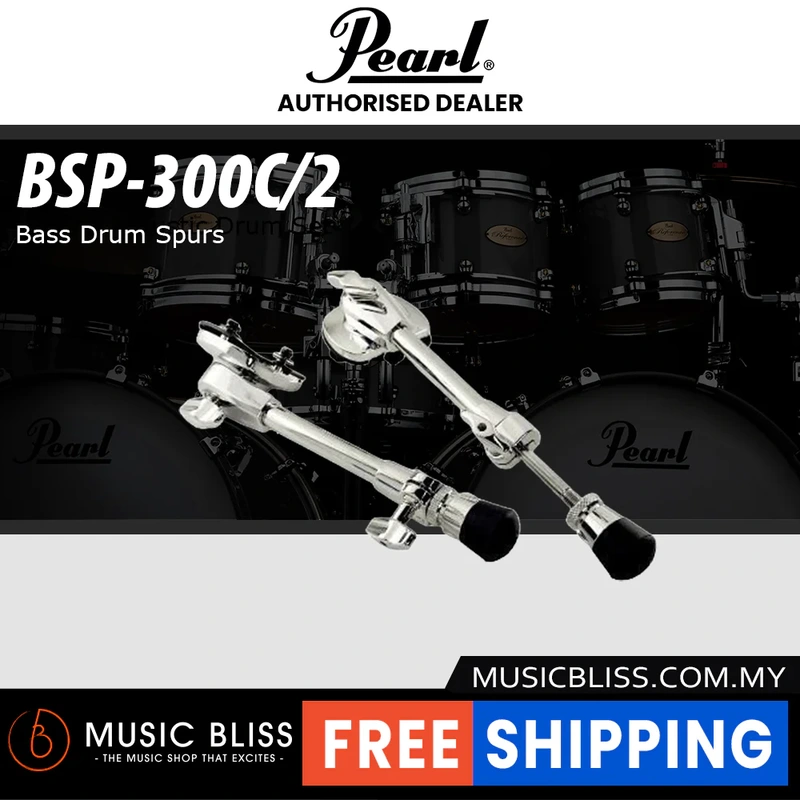 Pearl BSP300C/2 Bass Drum Spurs