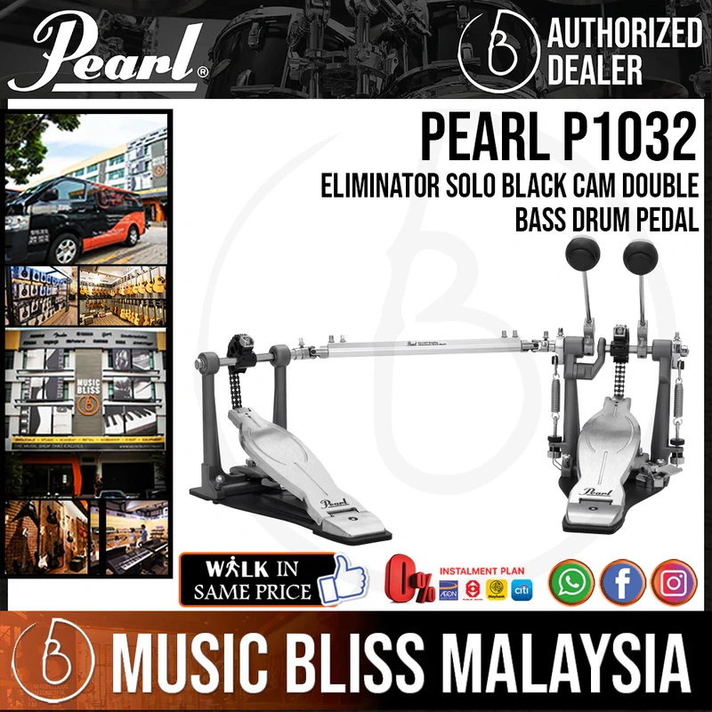 Pearl Eliminator Solo Black Cam Double Bass Drum Pedal