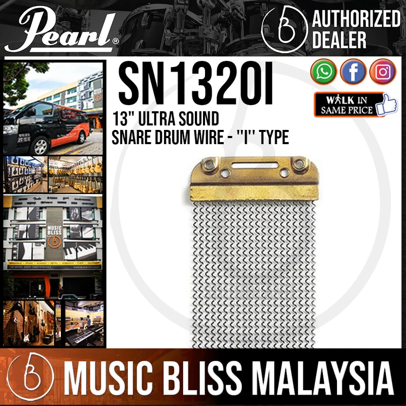 Pearl SN1320I 13" Ultra Sound Snare Drum Wire - ''I'' Type