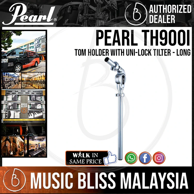 Pearl TH900I 900 Series Tom Holder with Uni-lock Tilter - Long