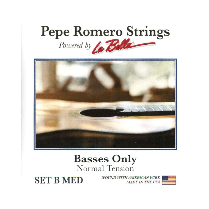 Pepe Romero Strings "Basses Only" (3 Strings) Guitar String Set, Normal Tension