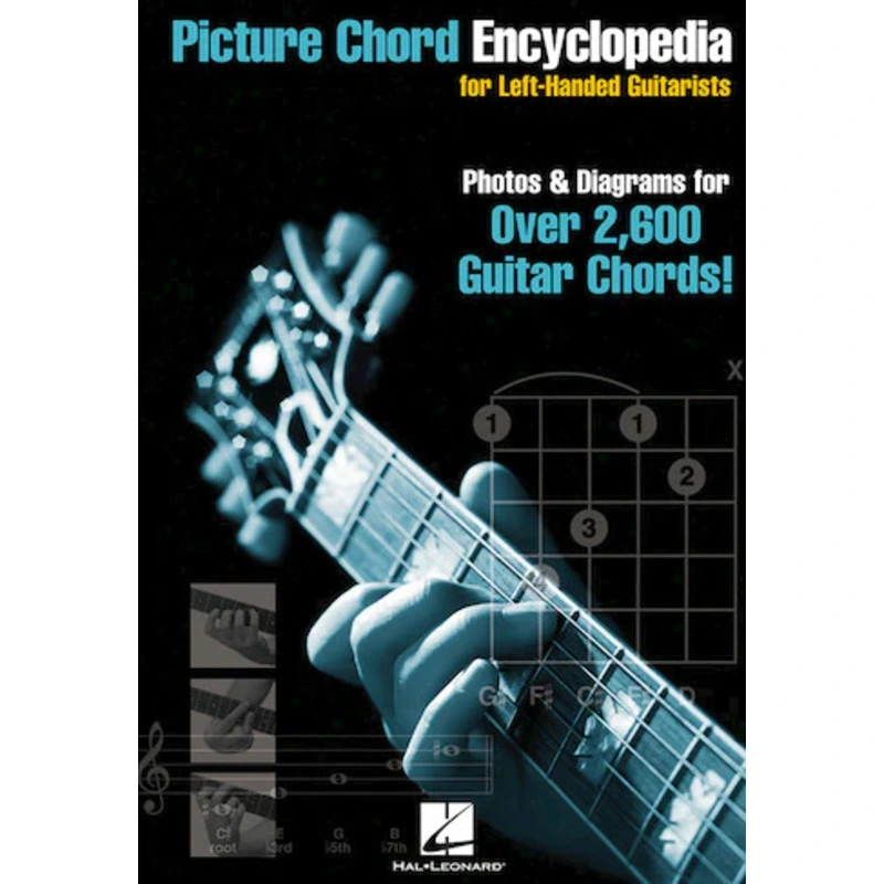 Picture Chord Encyclopedia for Left Handed Guitarist 6" x 9" Edition