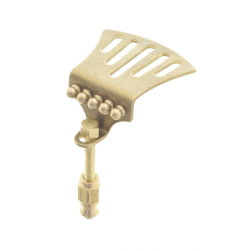 Pisgah Hawktail Banjo Tailpiece, Raw Brass