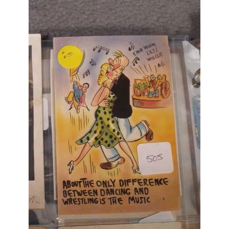 Postcard: Dancing Card