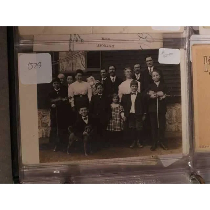 Postcard: Family Group