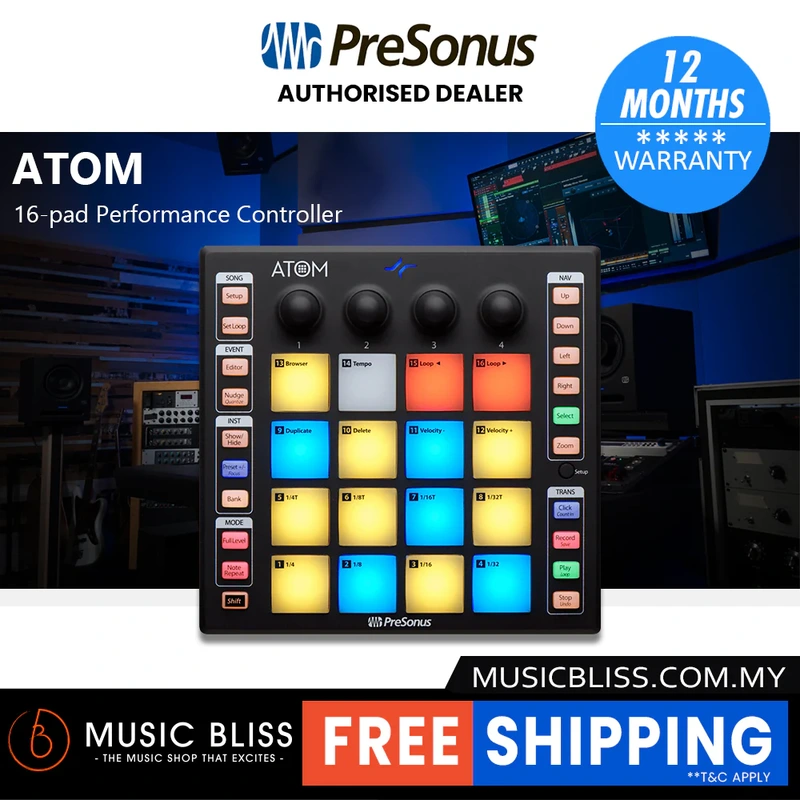 PreSonus ATOM 16-pad Performance Controller