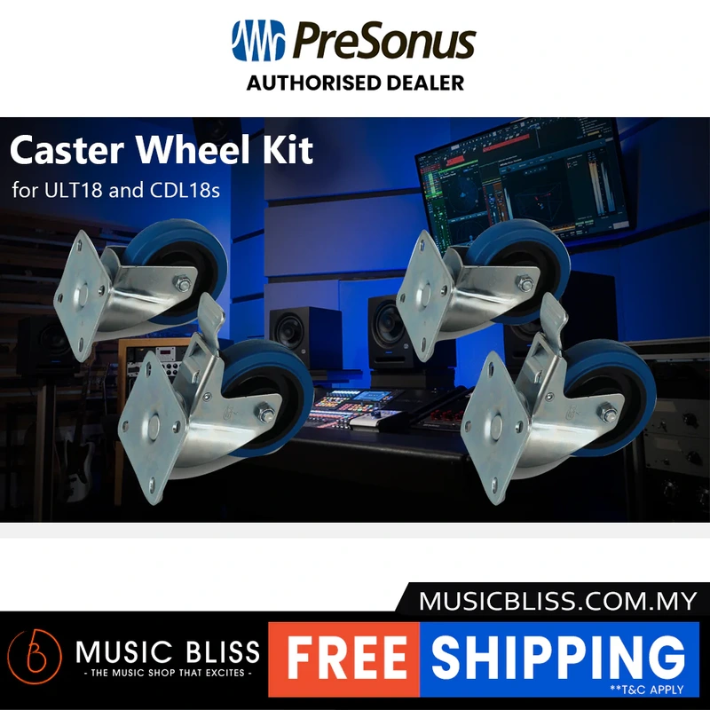 PreSonus Caster Kit for ULT18 and CDL18s