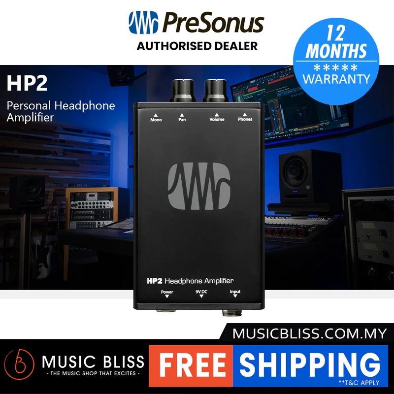 PreSonus HP2 Personal Headphone Amplifier