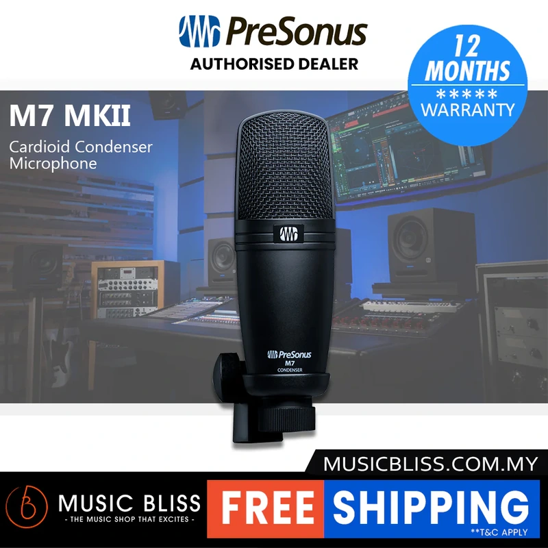 PreSonus M7 MKII Cardioid Condenser Microphone