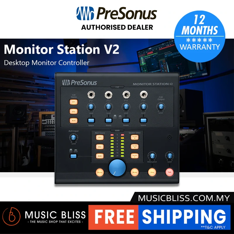 PreSonus Monitor Station V2 Desktop Monitor Controller
