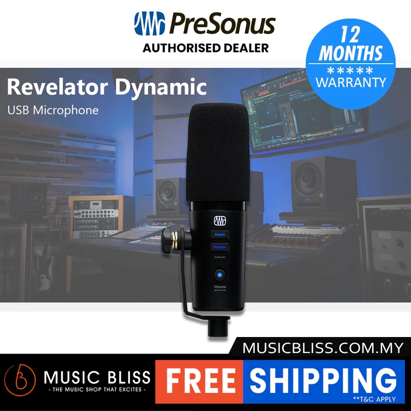 PreSonus Revelator Dynamic USB Microphone
