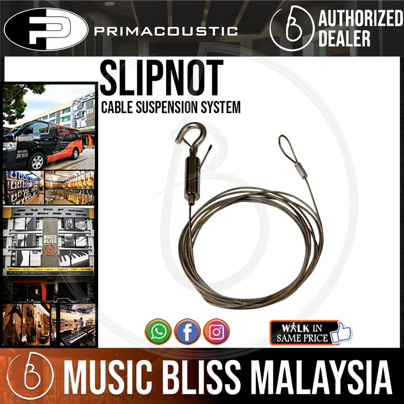 Primacoustic SlipNot Cable Suspension System - 12-pack
