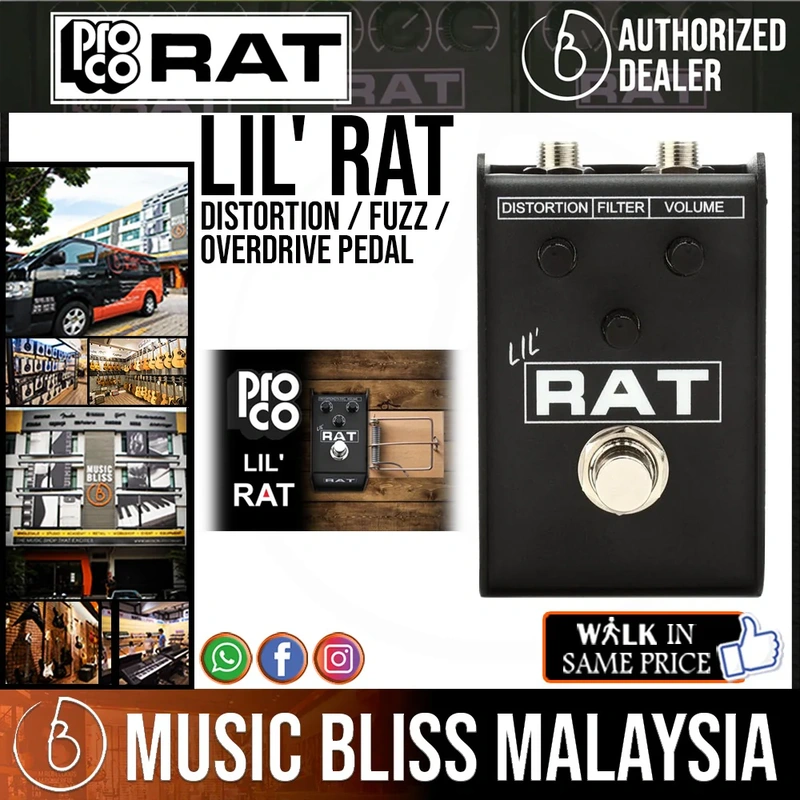 Pro Co Lil' RAT Distortion / Fuzz / Overdrive Pedal