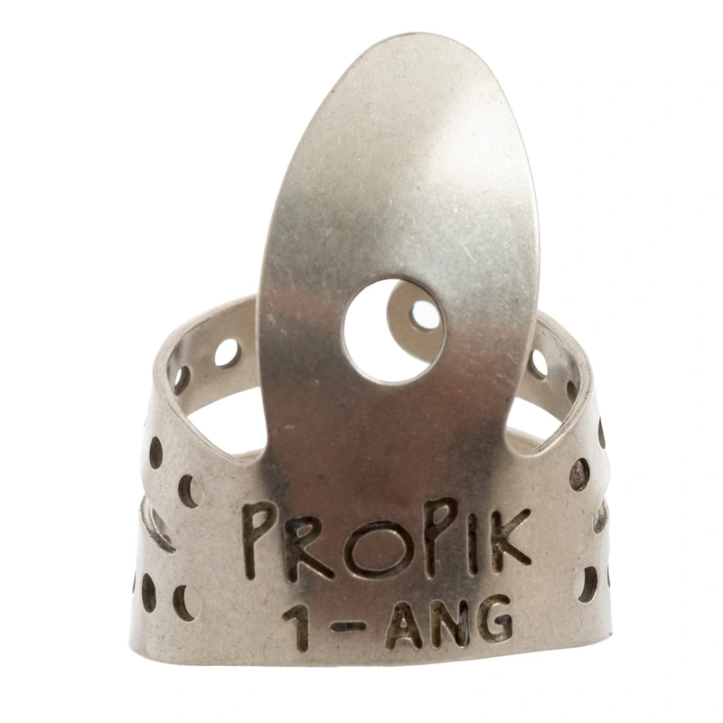 Propik Nickel "Fast Pick" Angled Fingerpick, Split Wrap, Blade 1