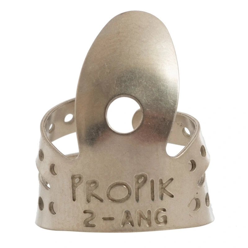 Propik Nickel "Fast Pick" Angled Fingerpick, Split Wrap, Blade 2
