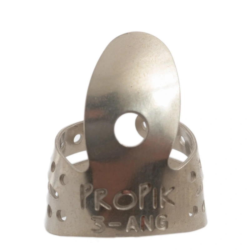 Propik Nickel "Fast Pick" Angled Fingerpick, Split Wrap, Blade 3