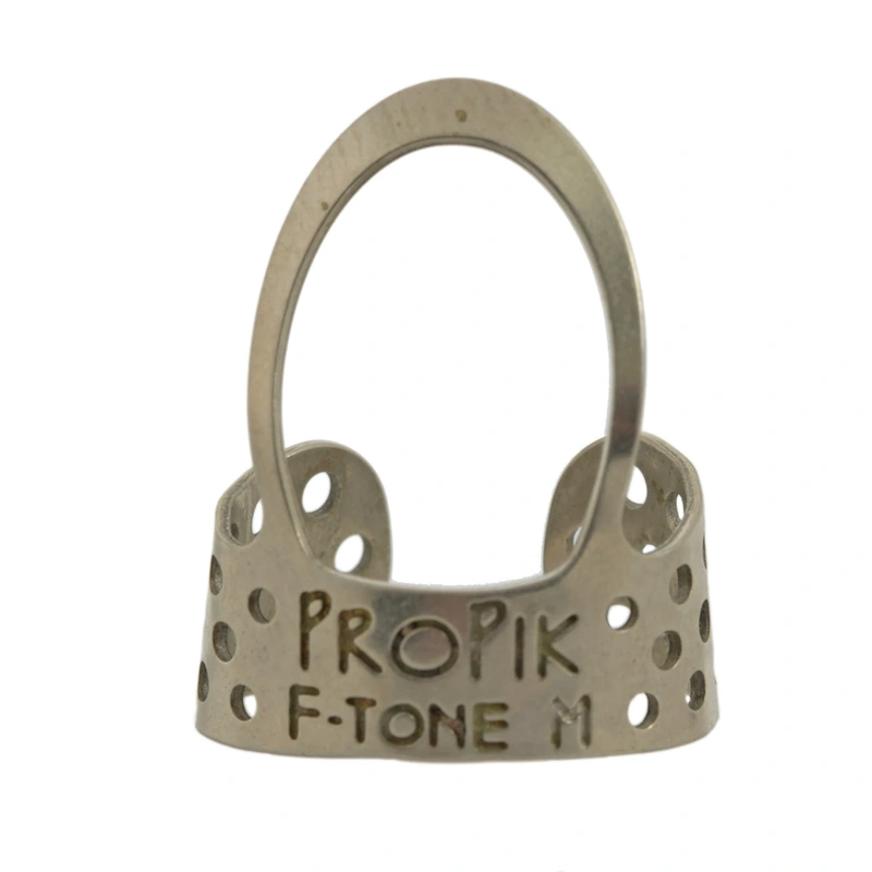 Propik Nickel Fingertone Fingerpick, Single Wrap, Medium