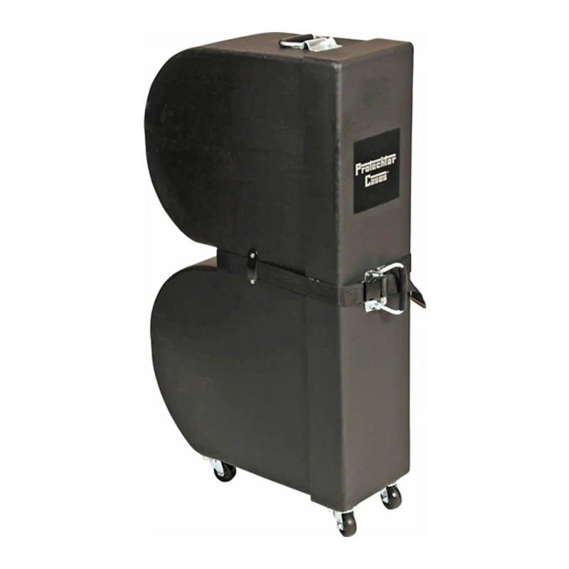 Protechtor Cases Classic Series Upright Timbale Case with Wheels Black