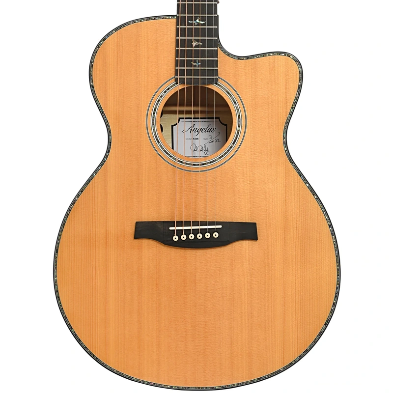 PRS SE A50E Acoustic-Electric Guitar, Natural w/ Black Gold Burst (2022)