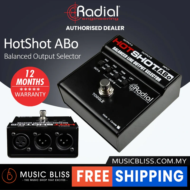 Radial Engineering HotShot ABo Balanced Output Selector
