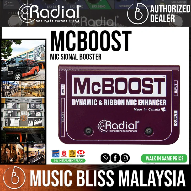 Radial Engineering McBoost Mic Signal Booster