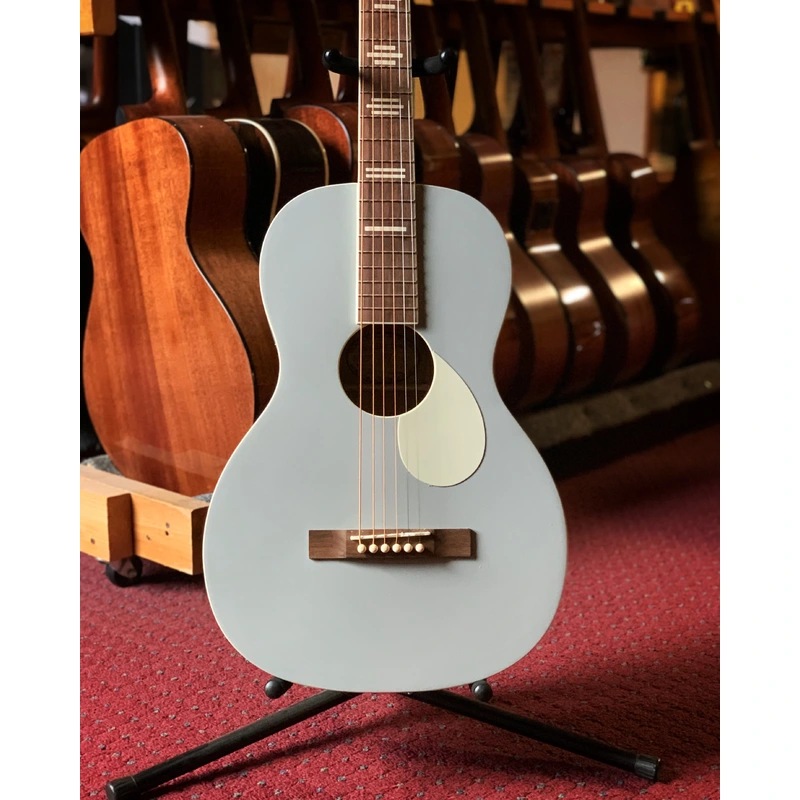 Recording King Dirty 30's Series 7 Single O Acoustic Guitar, Matte Grey Finish