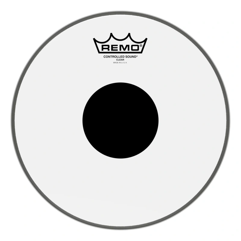 Remo 10" Controlled Sound Clear Black Dot Drumhead