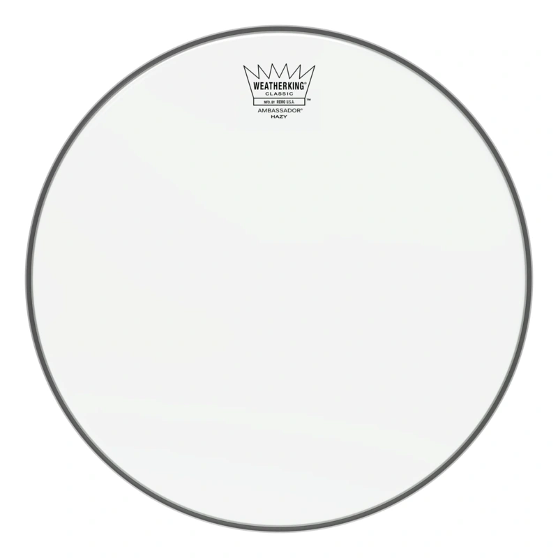 Remo 13" Snare Side Hazy Classic Fit Ambassador Clear Drumhead
