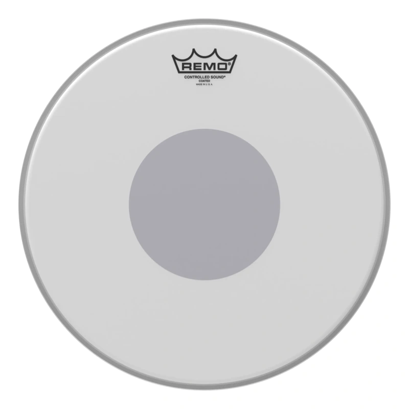 Remo 14" Controlled Sound Coated Black Dot Drumhead
