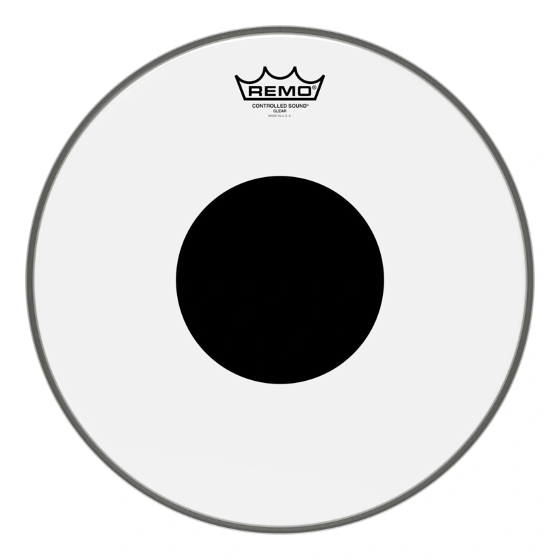 Remo 16" Controlled Sound Black Dot Clear Drumhead
