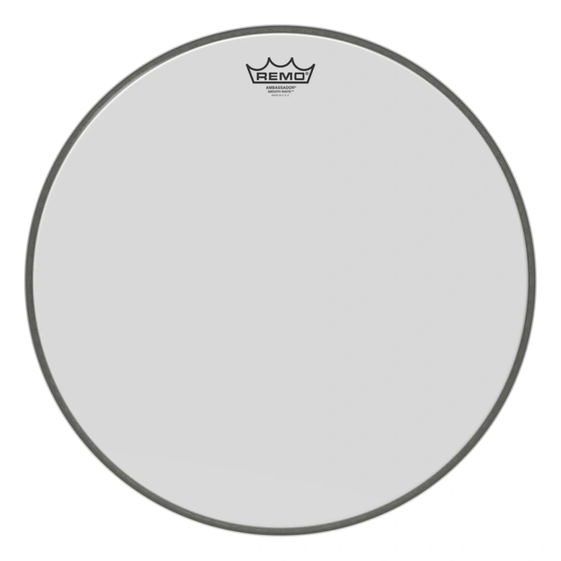 Remo 18" Ambassador Smooth White Bass Drumhead