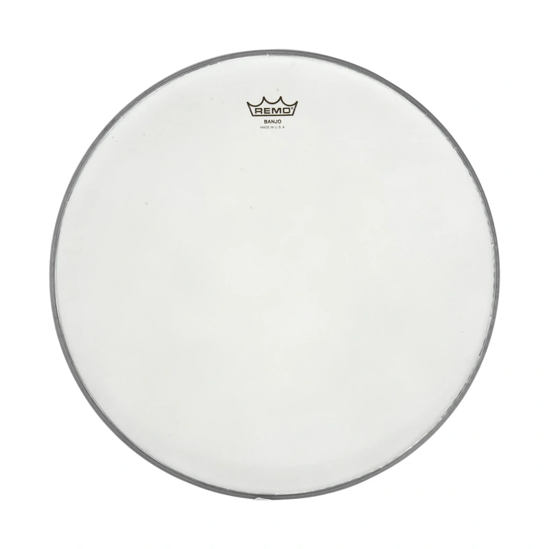 Remo Frosted Bottom Banjo Head, 10 7/8 Inch Diameter, Medium Crown