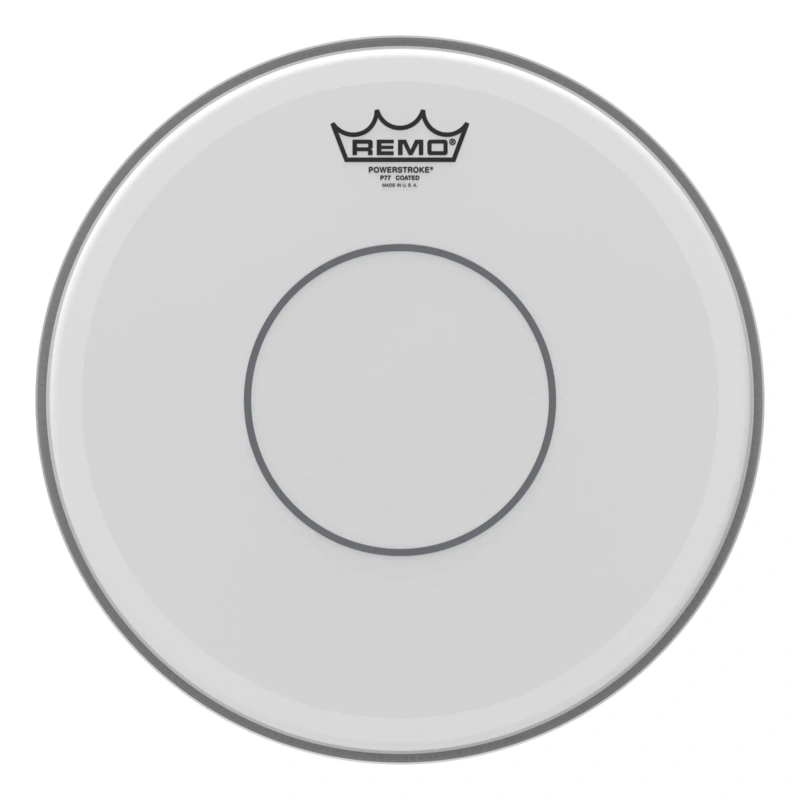 Remo Powerstroke 77 Coated Snare Drumhead  13 - With Clear Dot