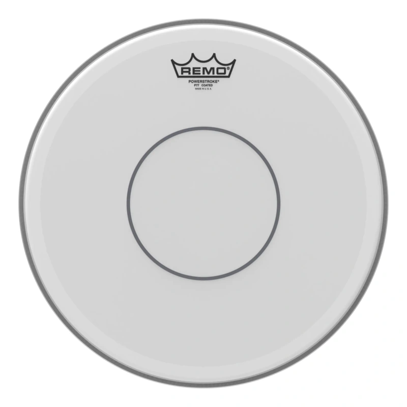Remo Powerstroke 77 Coated Snare Drumhead  14 - With Clear Dot