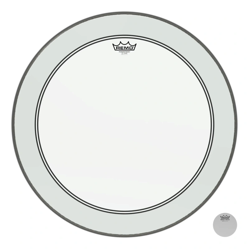 Remo Powerstroke P3 Clear Bass Drumhead - 20"