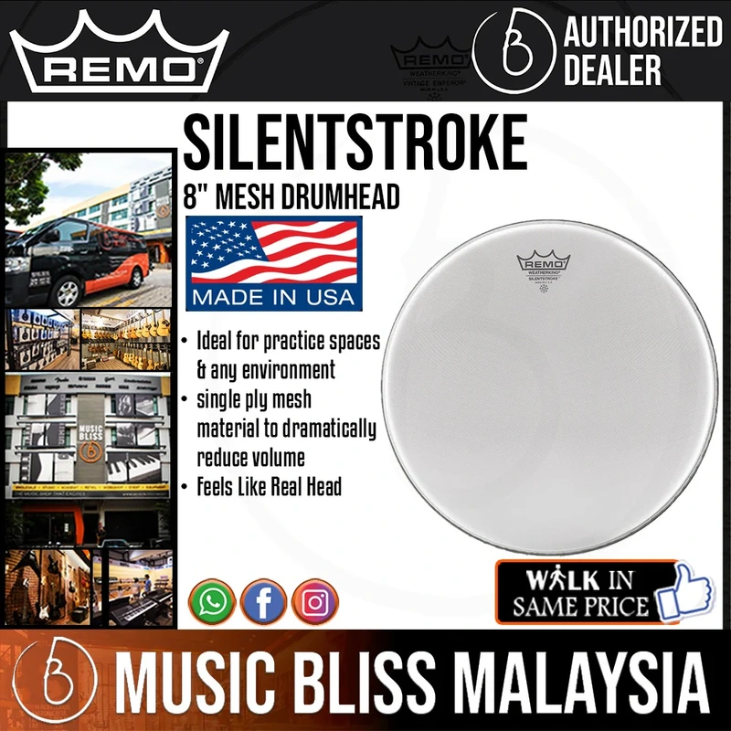 Remo Silentstroke Drumhead - 8"