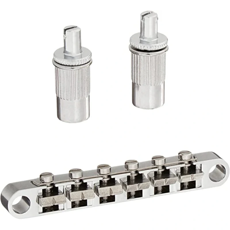 Retro Parts Gibson Bridge w/ Studs - Chrome