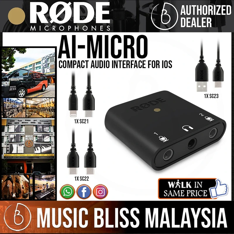 Rode AI-Micro Mobile USB-C Interface for iOS