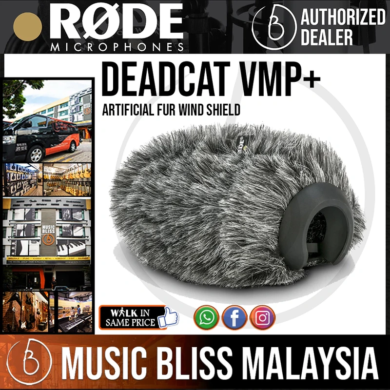 Rode DeadCat VMP+ Artificial Fur Wind Shield for VideoMic Pro+ Microphone