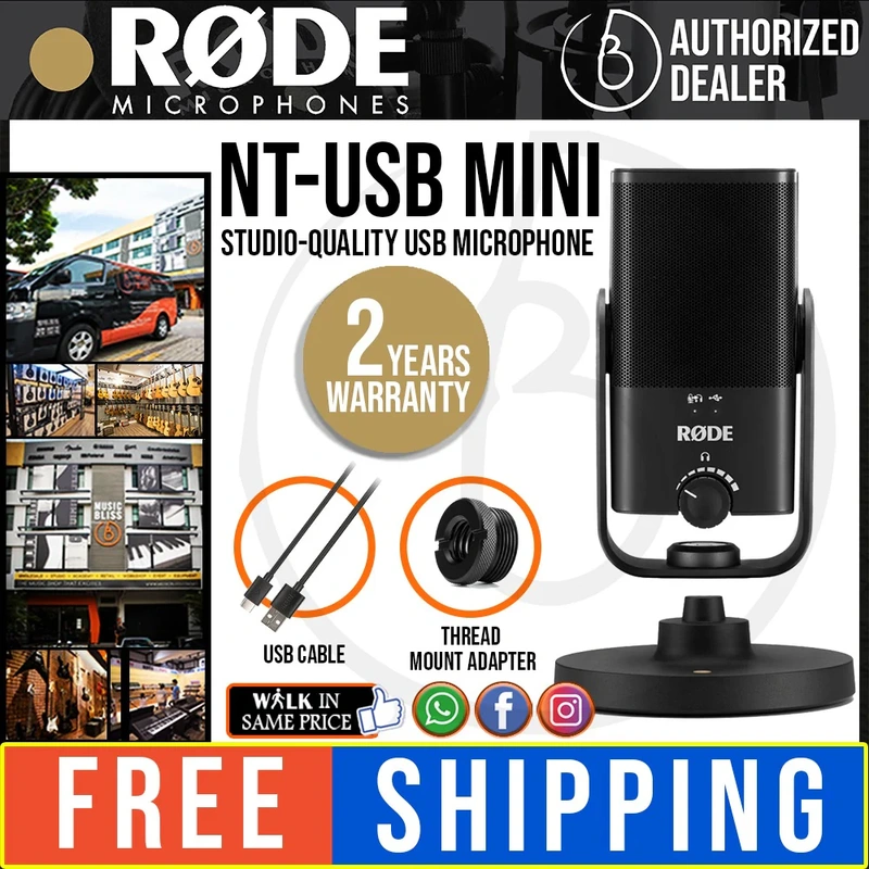 Rode NT-USB Mini USB Condenser Microphone