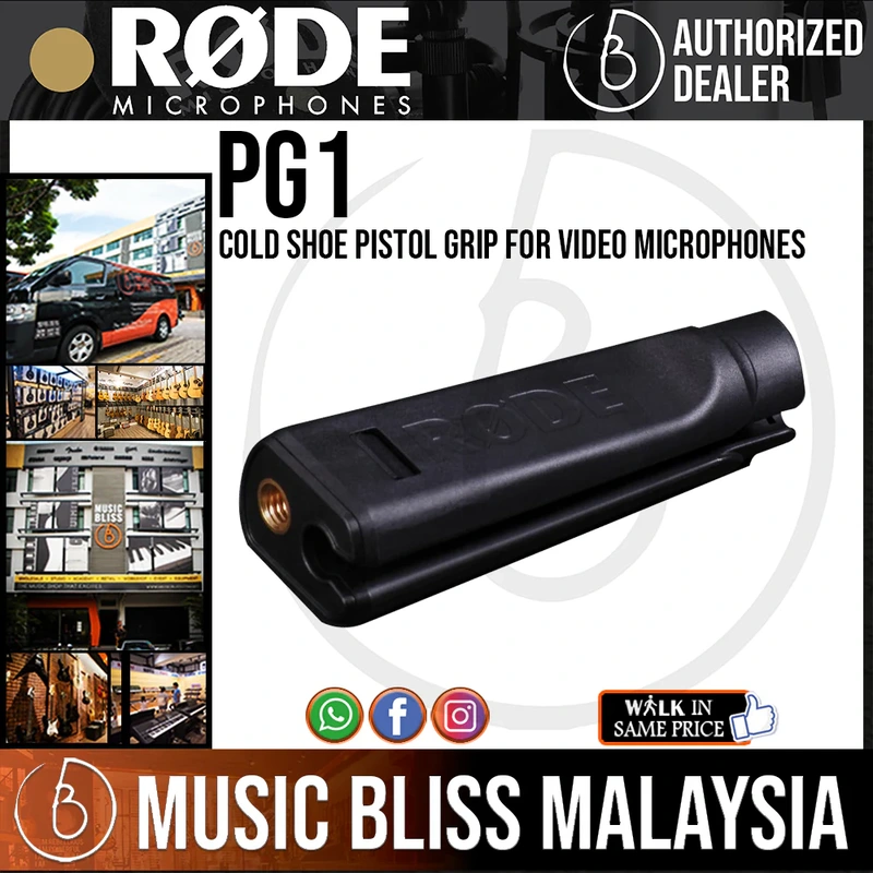 Rode PG1 Cold Shoe Pistol Grip for Video Microphones