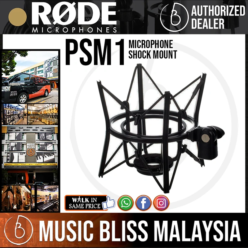 Rode PSM1 Shockmount for RODE Podcaster and Procaster Microphone
