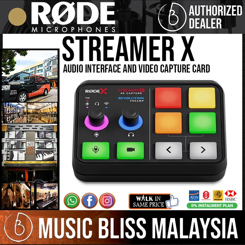 Rode Streamer X Audio Interface and Video Capture Card