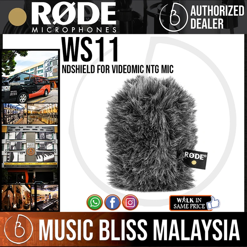 Rode WS11 Windshield for VideoMic NTG Mic